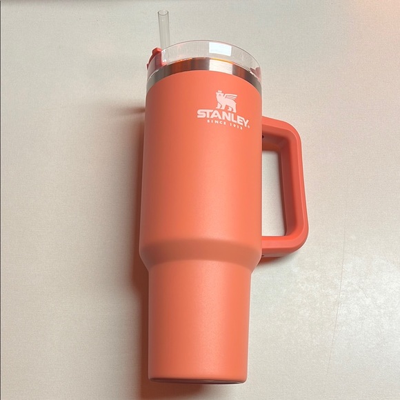 Stanley 40 Oz. Coral Travel Mug with Handle - Picture 1 of 10
